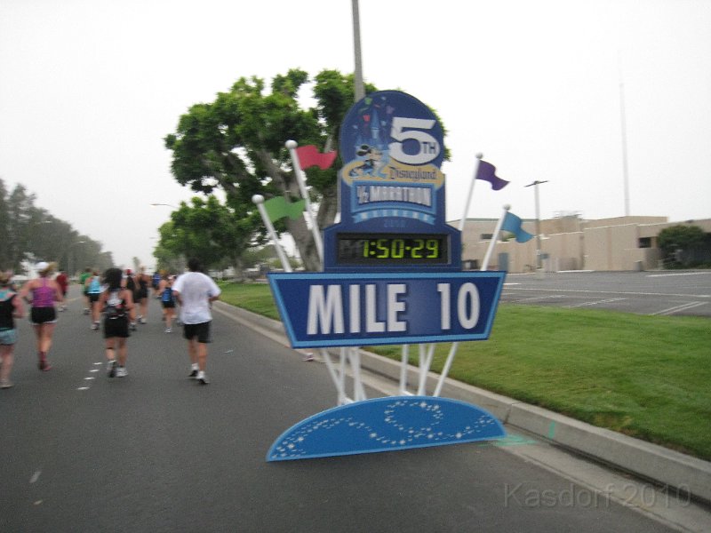 Disneyland 2010 HM Race 0470.JPG - Still plodding along at mile ten.